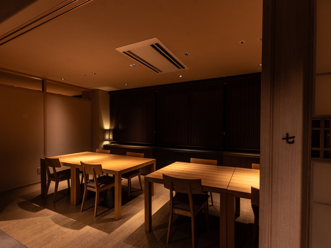 福井の田園風景をコンセプトに、どこか懐かしく温かい雰囲気を持つ最高ランクのダイニング「咲楽」